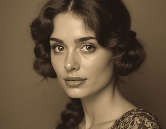 AI-generated headshots applied to LinkedIn profile mockups for corporate branding