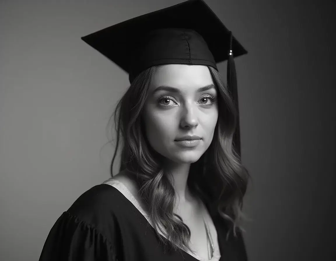 Comparison of traditional studio photography and AI-generated headshots showing quick, high-quality results