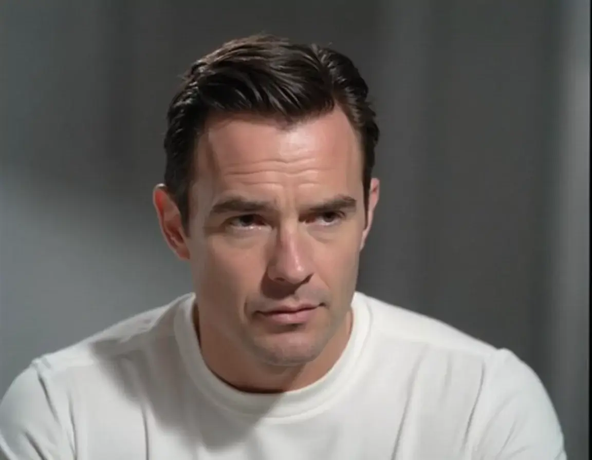 Comparison of traditional studio photography and AI-generated headshots showing quick, high-quality results