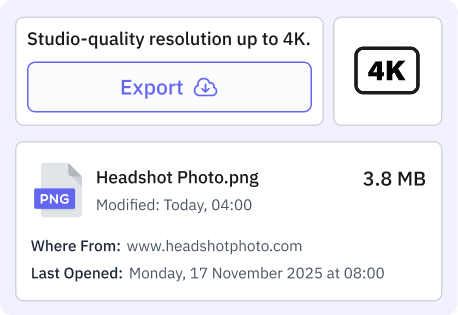High-Resolution Exports