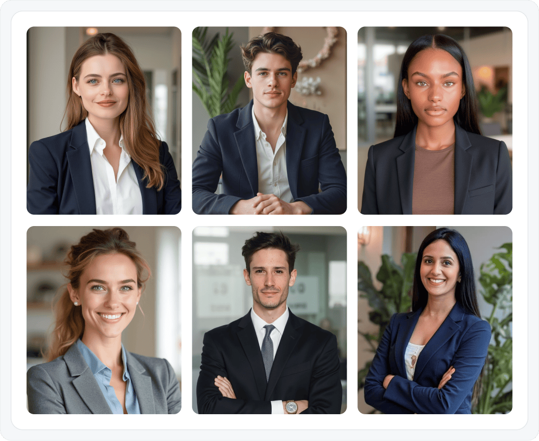 Professional Backgrounds & Outfits