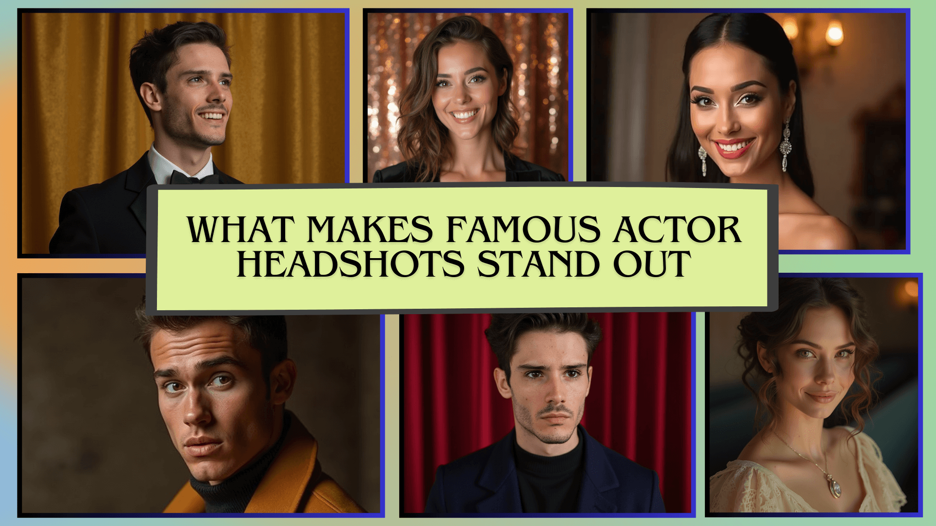 What Makes Famous Actor Headshots Stand Out (Tips to Create Yours)