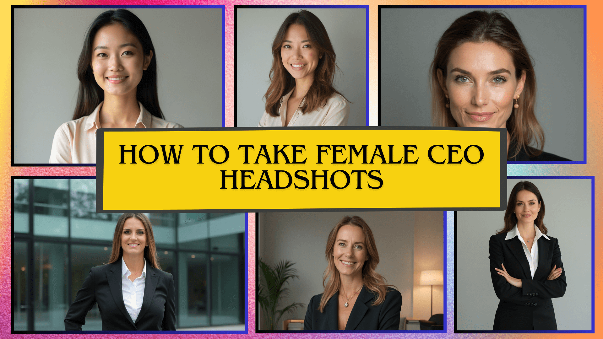 How to Take Female CEO Headshots