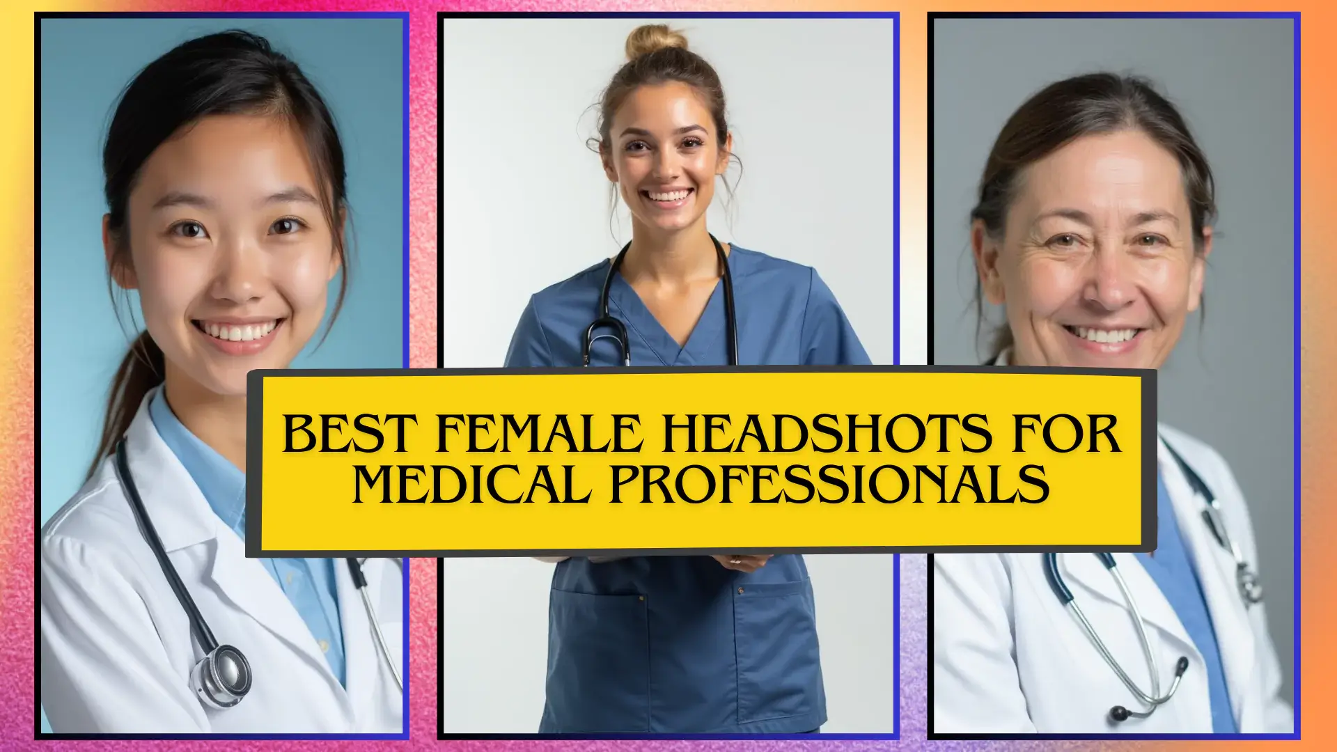 Best Female Professional Headshot Ideas for Medical Professionals.